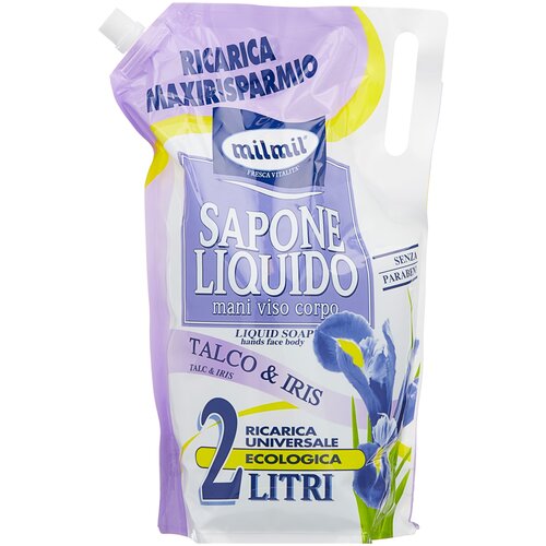 Milmil Мыло жидкое Talc  & iris