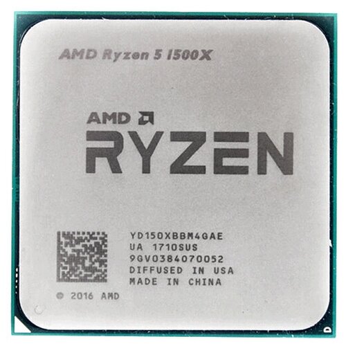 Процессор AMD Ryzen 5 1500X AM4, 4 x 3500 МГц, OEM процессор amd ryzen 5 3400ge am4 4 x 3300 мгц oem