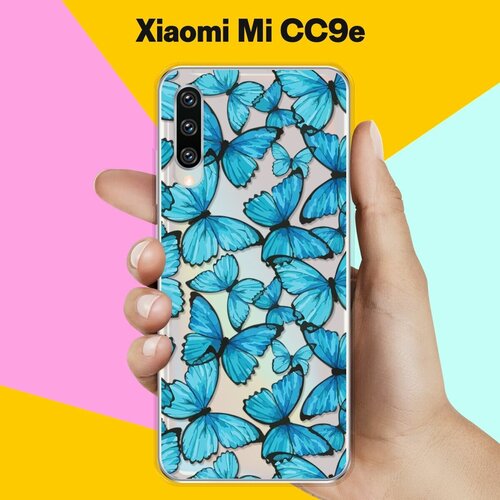 Силиконовый чехол Бабочки на Xiaomi Mi CC9e силиконовый чехол небо на xiaomi mi cc9e