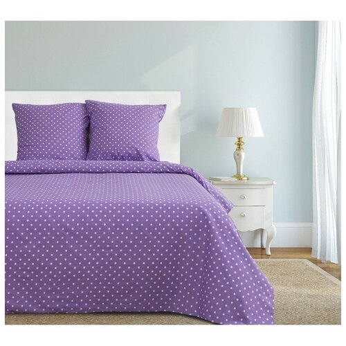 фото Постельное белье семейное этель лавандовое настроение, бязь, 2 наволочки 50 х 70 см, сиреневый