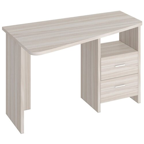 фото Письменный стол мэрдэс домино lite скл-трап120, шхг: 120х72 см, угол: слева, расположение тумбы: справа, цвет: карамель