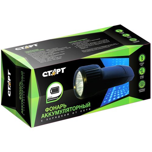 Фонарь аккумуляторный старт LHE 509-B1