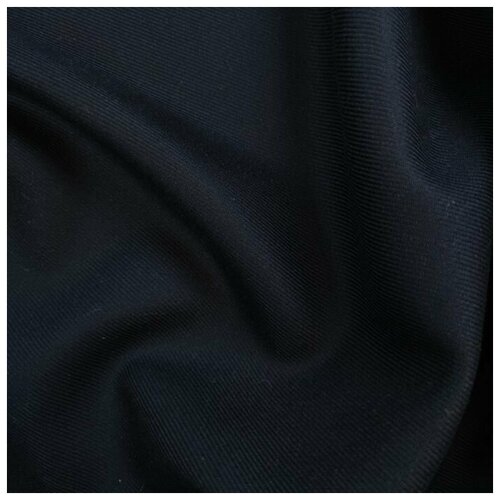 Ткань пальтовая (темно-синий) 100% шерсть италия 50 cm*154 cm