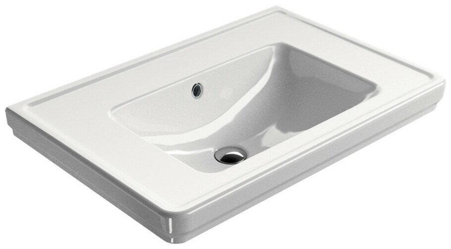 Раковины для ванной Gsi Раковина Classic отверстия для смесителя-1 Extraglaze цвет раковины-белый глянцевый (8787111)