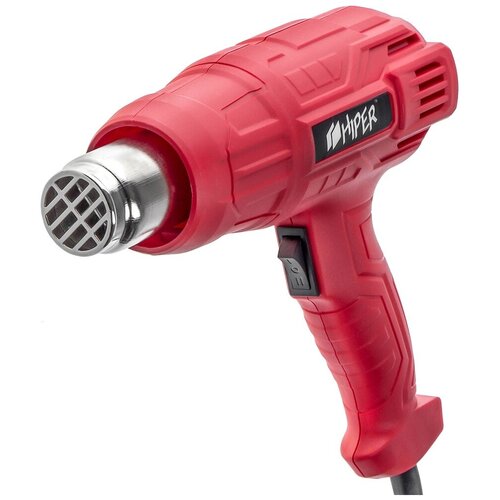 Heat gun HIPER 2000W, 350-600С, 300-500 l / min, 4 nozzles, box