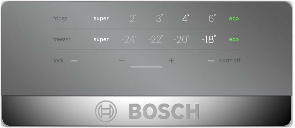 Холодильник витринный Bosch Serie 4 VitaFresh KGN39VL25R серебристый (двухкамерный) - фотография № 8