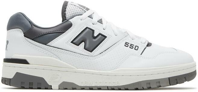 Кроссовки New Balance 550 White Grey Dark Grey, 37.5EU