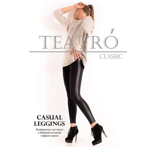 Театро(Teatro). Легинсы Casual nero 3