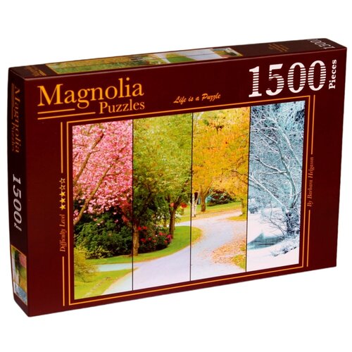 Пазл Magnolia 1500 деталей: Дерево четыре сезона пазл magnolia 1500 деталей тренте