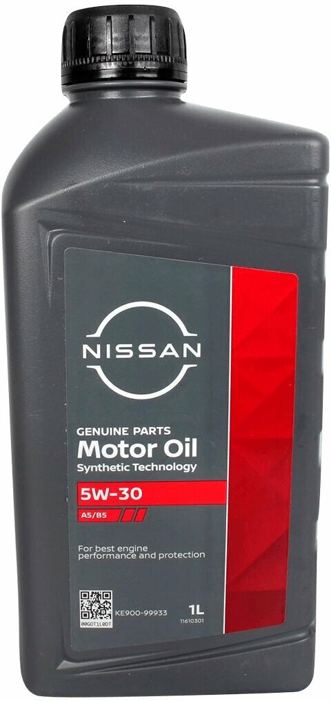 Полусинтетическое моторное масло Nissan 5W-30 FS A5/B5, 1 л, 1 кг, 1 шт