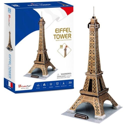 3D пазл Эйфелева башня (Франция) 39 деталей от GadFamily !