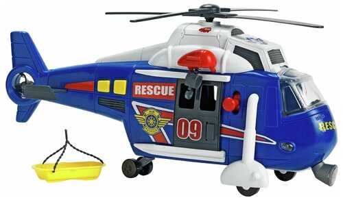 Вертолет Dickie Toys 3308356, 41 см, синий/белый