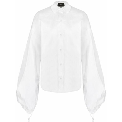Рубашка  Joseph, открытая спина, манжеты, размер 36, белый