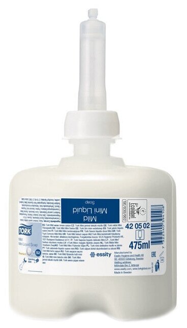 Крем-мыло Tork Premium S2 0.475л жемчужное сменный картридж (420502)