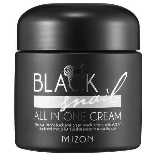 Крем с экстрактом черной улитки MIZON Black Snail All In One Cream, 75 мл