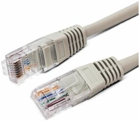 Патч-корд U/UTP 6 кат. 0.25м Filum FL-U6-0.25M, кабель для интернета, 26AWG(7x0.16 мм), омедненный алюминий (CCA), PVC, серый