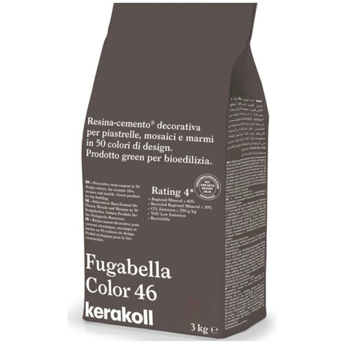 Kerakoll Fugabella Color 46 затирка для швов полимерцементная (50 оттенков) 3 кг.