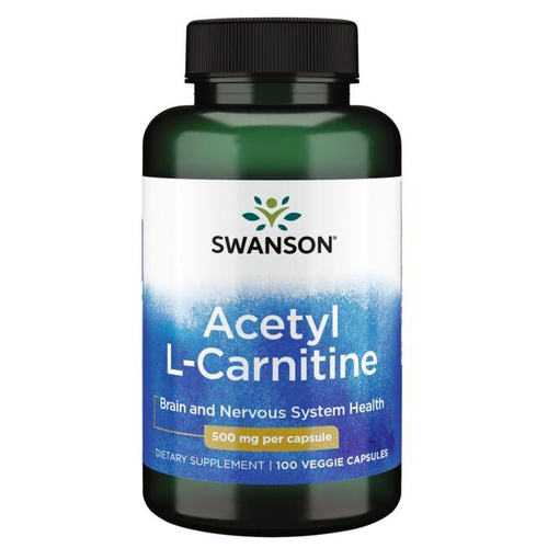 Acetyl L-Carnitine 500mg, 100 капсул