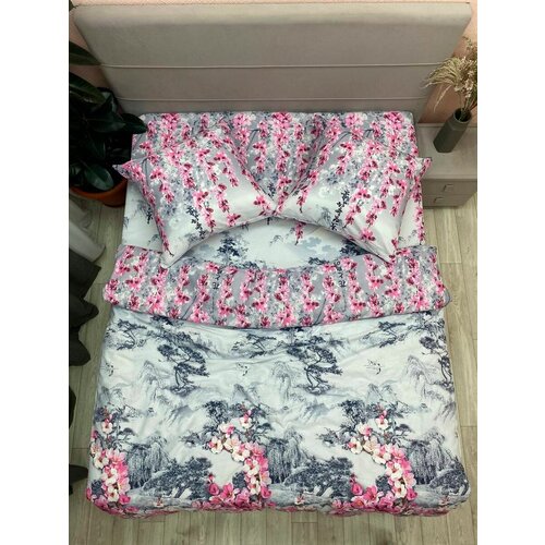 розовый, серый