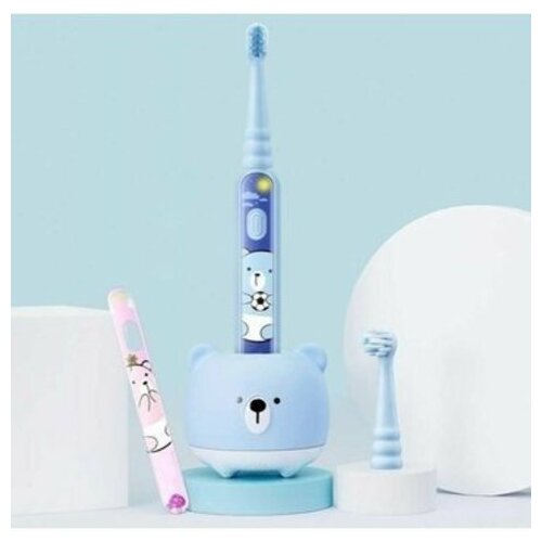 Электрическая зубная щетка Dr.Bei Kids Sonic Electric Toothbrush K5 Blue - фотография № 8