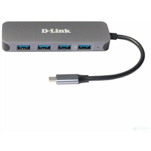 Разветвитель D-Link USB 30 DUB-2340 2порт DUB-2340A1A черный 441200₽