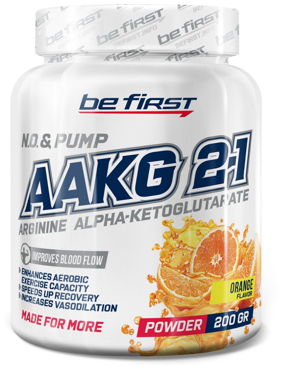 Be First AAKG Powder (200 гр.) (Апельсин)