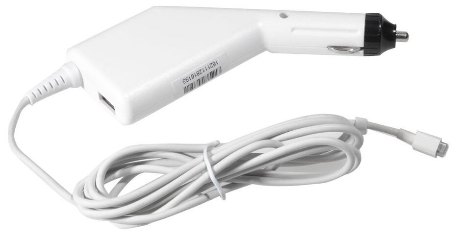 Автомобильное зарядное устройство для ноутбуков Apple Macbook 60W 16.5V 3.65A (magsafe T)