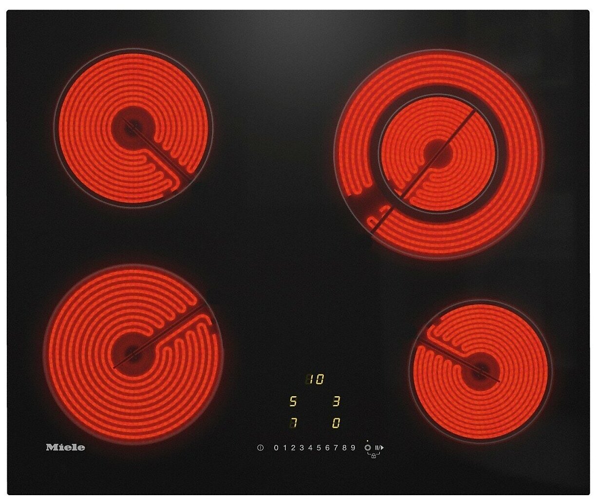 Электрическая варочная панель Miele KM 6520 FL, черный