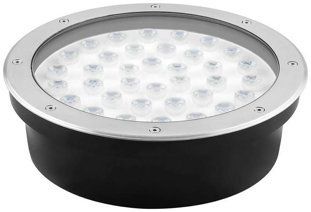 Светильник тротуарный, 24LED, 2700К, 24W, 250*H90mm, IP67, SP2708, 32136