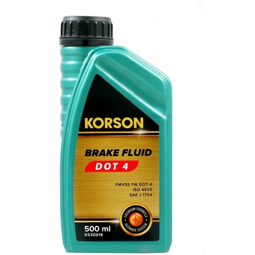 KORSON KS30018 DOT-4 Жидкость тормозная 0.5л