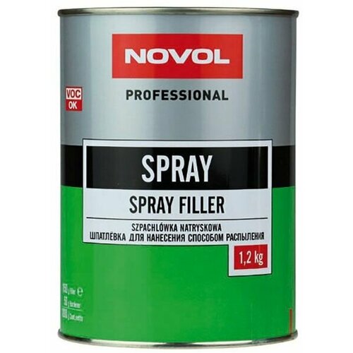 Шпатлевка Жидкая 1.2Кг Novol Spray 1201 Novol арт. 1201