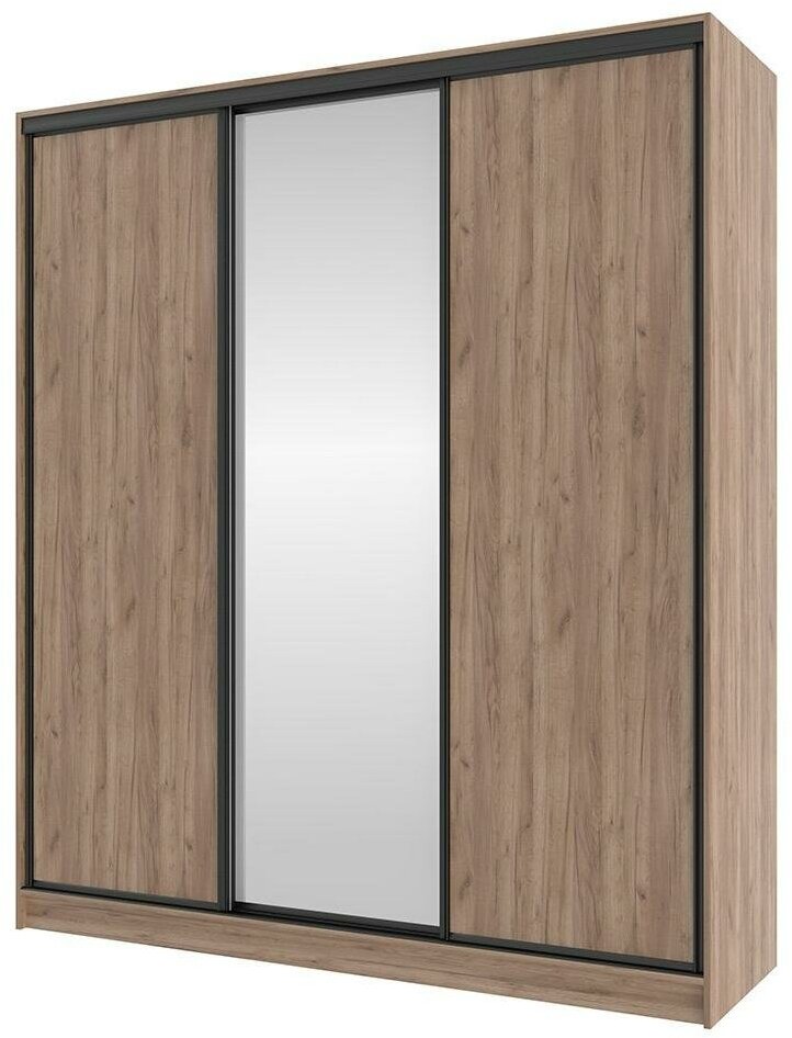 Шкаф-купе Hoff Home, с одним зеркалом, цвет дуб табачный