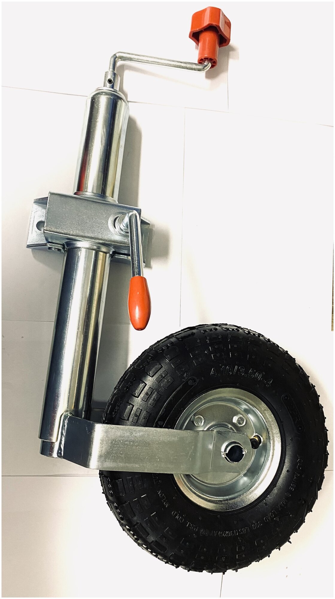 Опорное подкатное (стояночное) колесо для легкового прицепа мсза, Вектор, Трейлер, Скиф (надувное/ пневноматическое) - фотография № 1