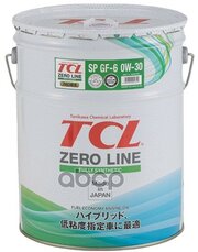 TCL Масло Моторное Tcl Zero Line Fully Synth, Fuel Economy, Sp, Gf-6, 0W30, 20Л