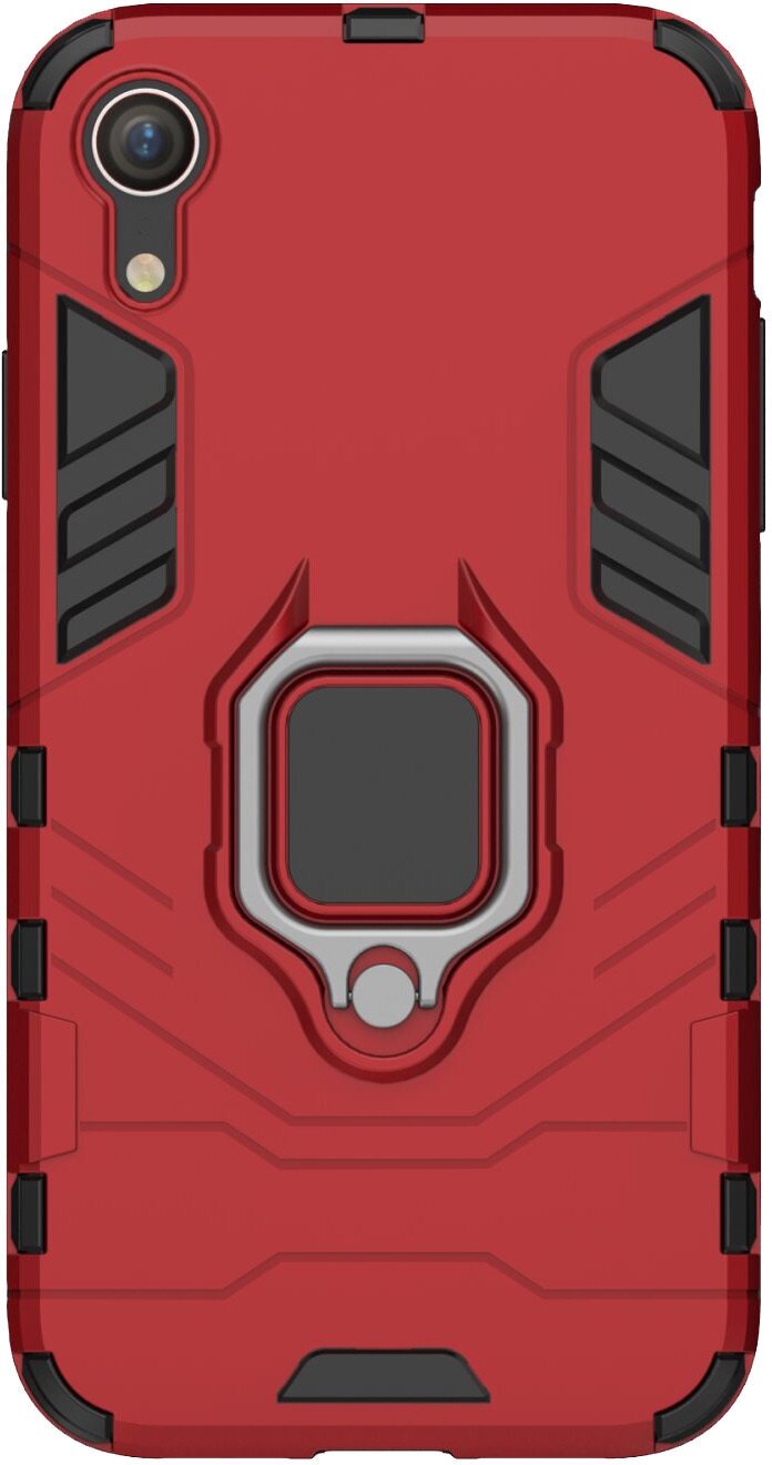 Чехол противоударный для Apple iPhone XR / Айфон ХР (Красный)