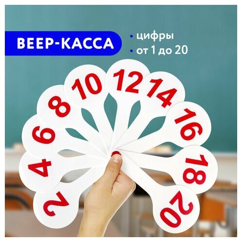 Веер-касса счета (цифры от 1 до 20) Пифагор, 227392