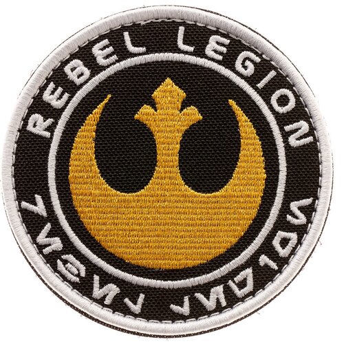 Нашивка на одежду, патч, шеврон на липучке Rebel Legion 8,5х8,5 см нашивка на одежду на липучке стежкофф rebel legion 8 5 см