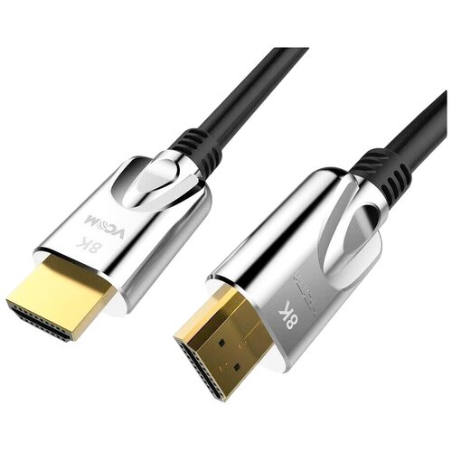 VCOM Кабель HDMI 19M/M, ver. 2.1, 8K@60 Hz 2m VCOM кабель vcom hdmi 19m m 2 1 8k 60 hz 1 м cg860 1m