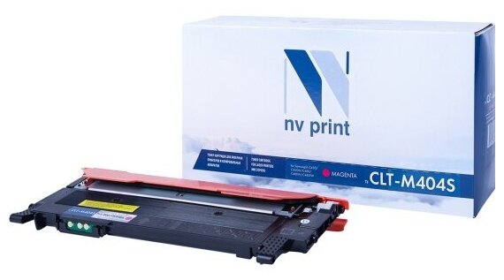 Картридж NV Print CLT-M404S Magenta для Samsung SL-C430/C430W/C480/C480W/C480FW (1000k)