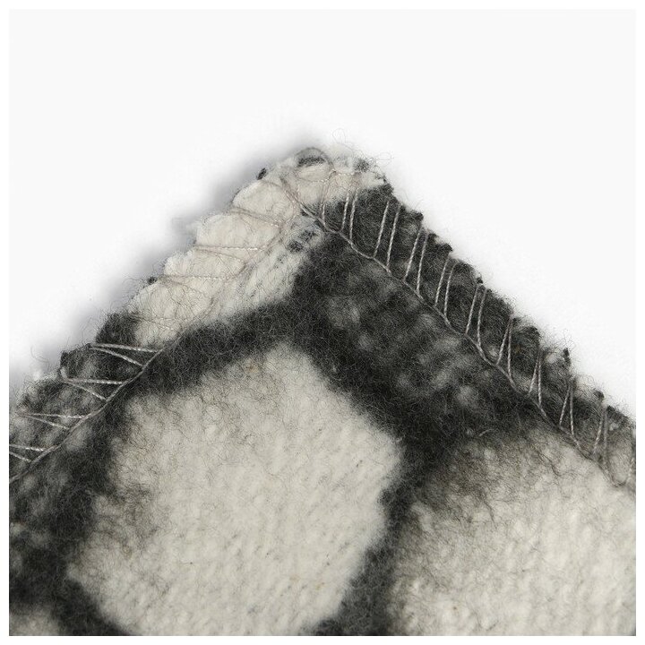 Одеяло байковое Панда 100х140см, цвет серый 400г/м хл100% Ласка 9405191 . - фотография № 8