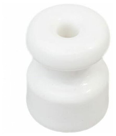 Изолятор ОП керамика бел. (уп.50шт) Bironi R1-551-01-50 - фотография № 1