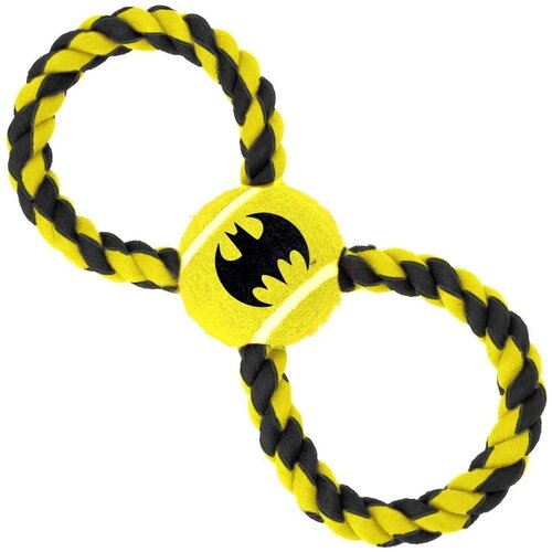 фото Мячик на верёвке batman / бэтмен жёлтый buckle-down