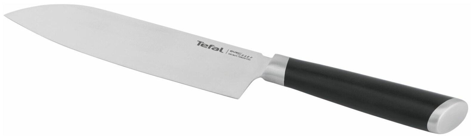 Нож сантоку Tefal Ever Sharp K2579024, длина лезвия 16.5 см, немецкая нержавеющая сталь, чехол в комплекте - фотография № 20