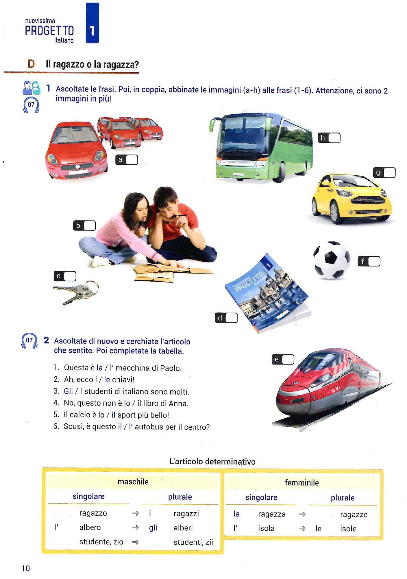 Marin T. "Nuovissimo. Progetto italiano 1A: Libro (+ Quaderno + Audio CD + DVD)" мелованная - фото №10