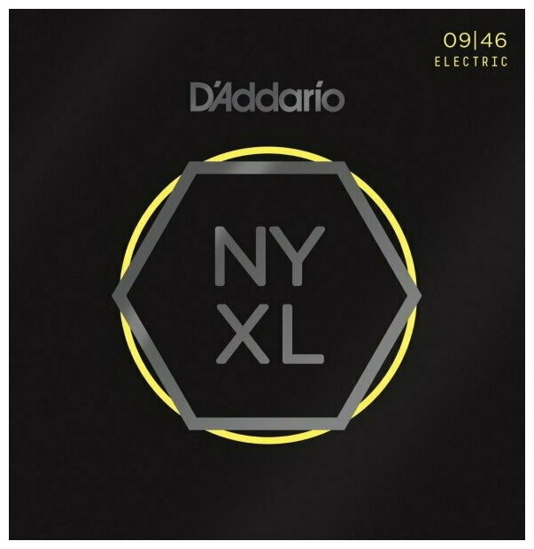 D'ADDARIO NYXL0946 Super Light Top/Regular Bottom 9-46 струны для электрогитары