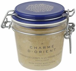 Charme D'Orient Скраб для тела квасцовый с ароматом янтаря, 300 г