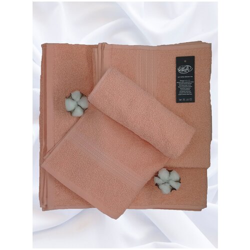 фото Хлопковые полотенца villsoff(светло-розовый) villsoft