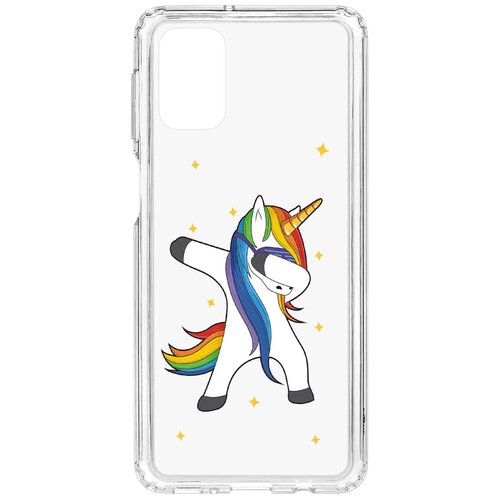 фото Чехол на samsung galaxy m31s kruche print единорожка