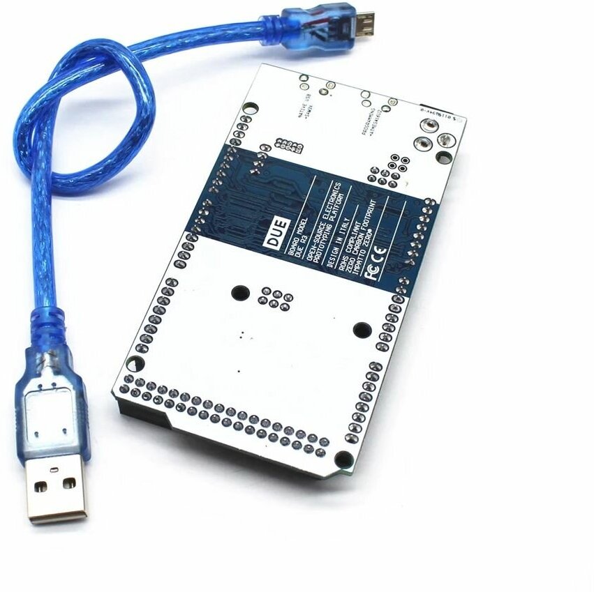 Плата DUE R3 Board AT91SAM3X8E ARM 32 Bit с кабелем USB