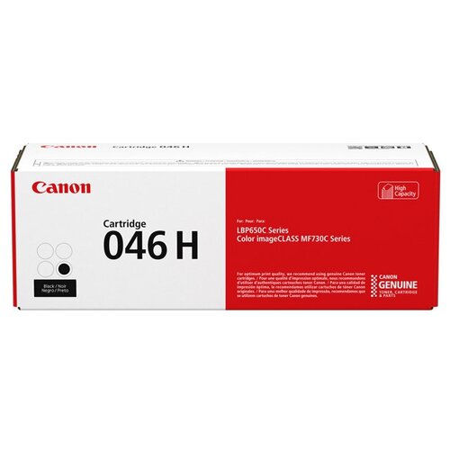 Картридж лазерный Canon 046HBK 1254C002/004 черный (6300стр.) для Canon i-SENSYS LBP650/MF730